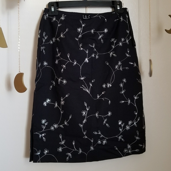 I.N.C Embroidered Midi Skirt - Picture 2 of 3